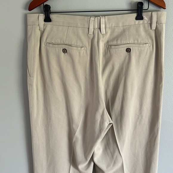 Tommy Bahama Men’s Silk Blend Khaki Pants Size 36 x 34 - Picture 4 of 10